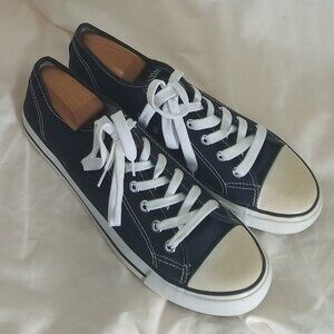 Mens OT Revolution Canvas Sneakers, Black, Size 10 M